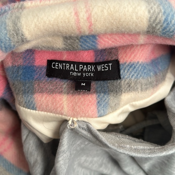 Central Park West Ryder pink blue gray plaid dickie jacket - Picture 6 of 13
